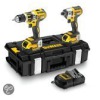 DeWalt DCK245M2 Klopboormachine en Slagschroevendraaier Set - 14.4 Volt - Met 2 accu's